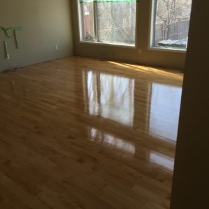 Finished Hardwood Floor